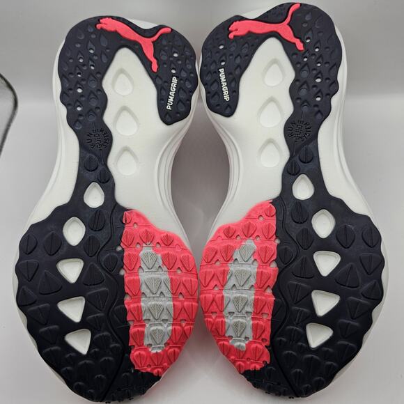 Puma ForeverRun Nitro White Sunset Glow Galactic Gray Womens 7 Running Shoes - Picture 8 of 11